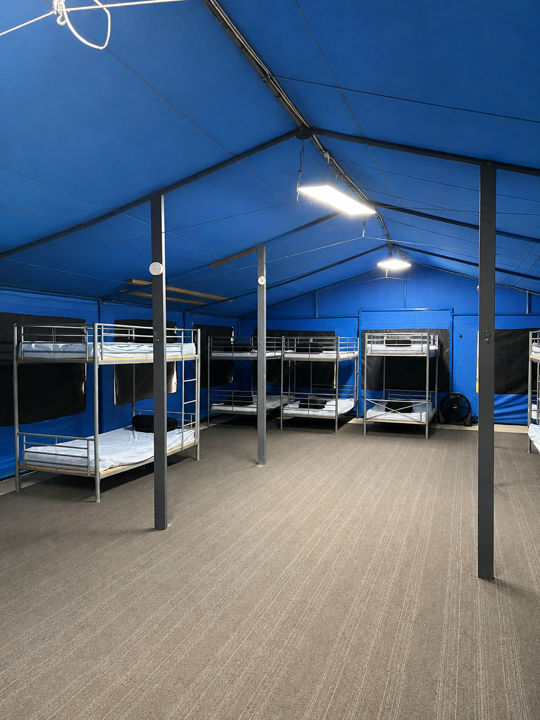 Marquee Island Tents accommodation at The Summit adventure camp in Gippsland, Victoria