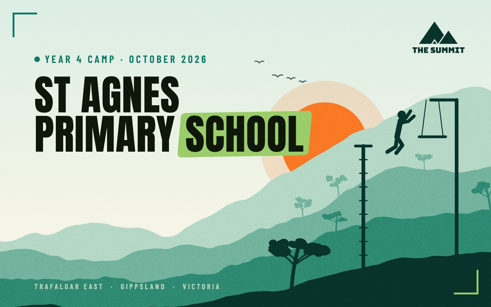 St Agnes Primary School Year 4 Camp, story from The Summit adventure camp, Gippsland Victoria