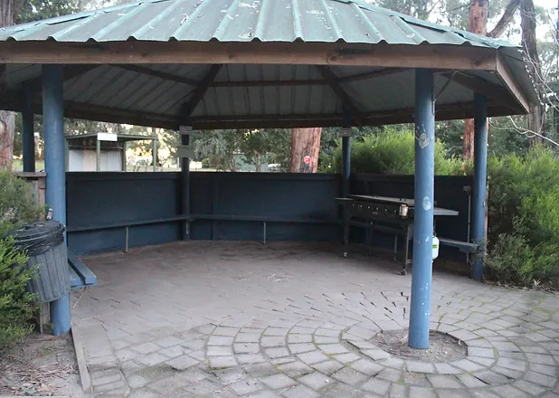 BBQ Shelter & Facilities venue space at The Summit adventure camp in Gippsland, Victoria