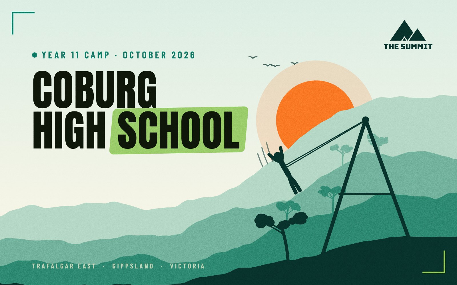 Coburg High School Year 11 Camp, story from The Summit adventure camp, Gippsland Victoria