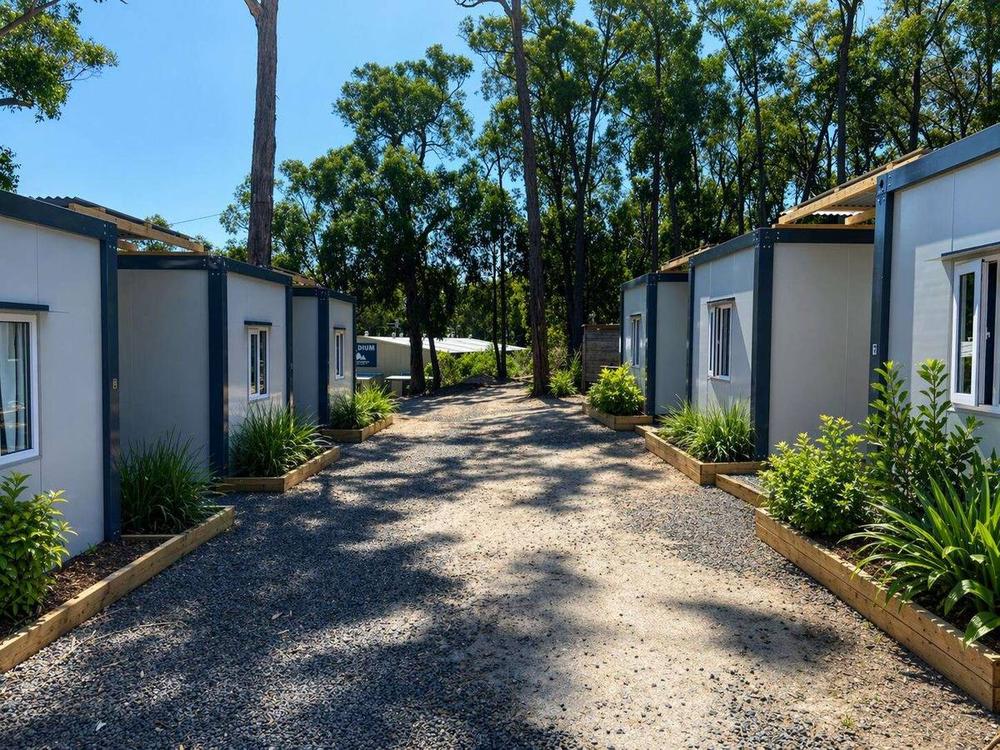 Bungalow Village accommodation at The Summit adventure camp in Gippsland, Victoria