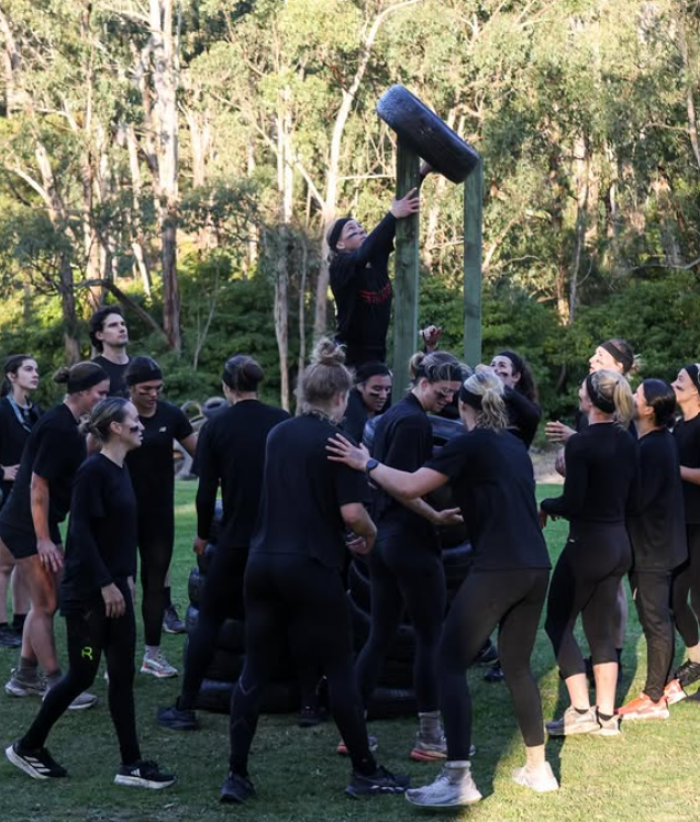 Sports Clubs enjoying activities at The Summit adventure camp in Gippsland, Victoria