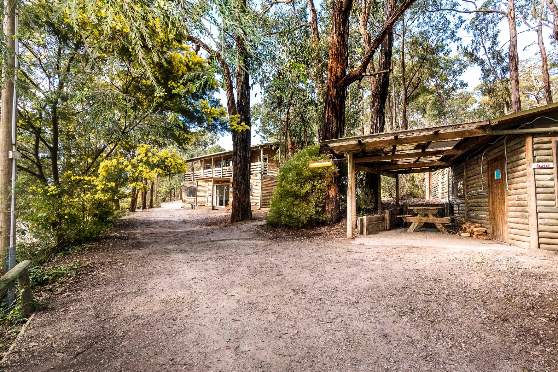 Large group accommodation lodges at The Summit in Gippsland, Victoria