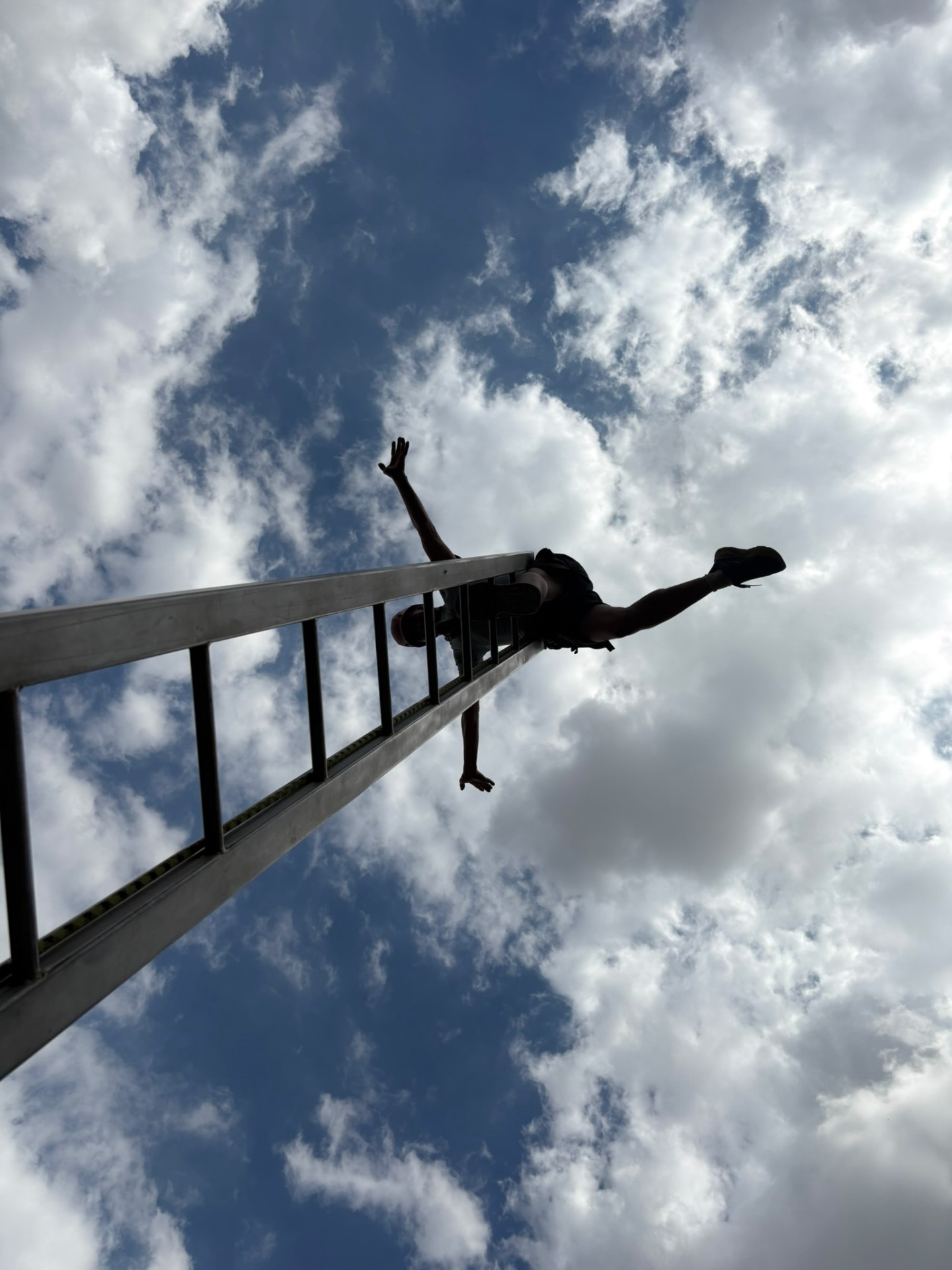 Tash's Ladder activity at The Summit adventure camp in Gippsland, Victoria