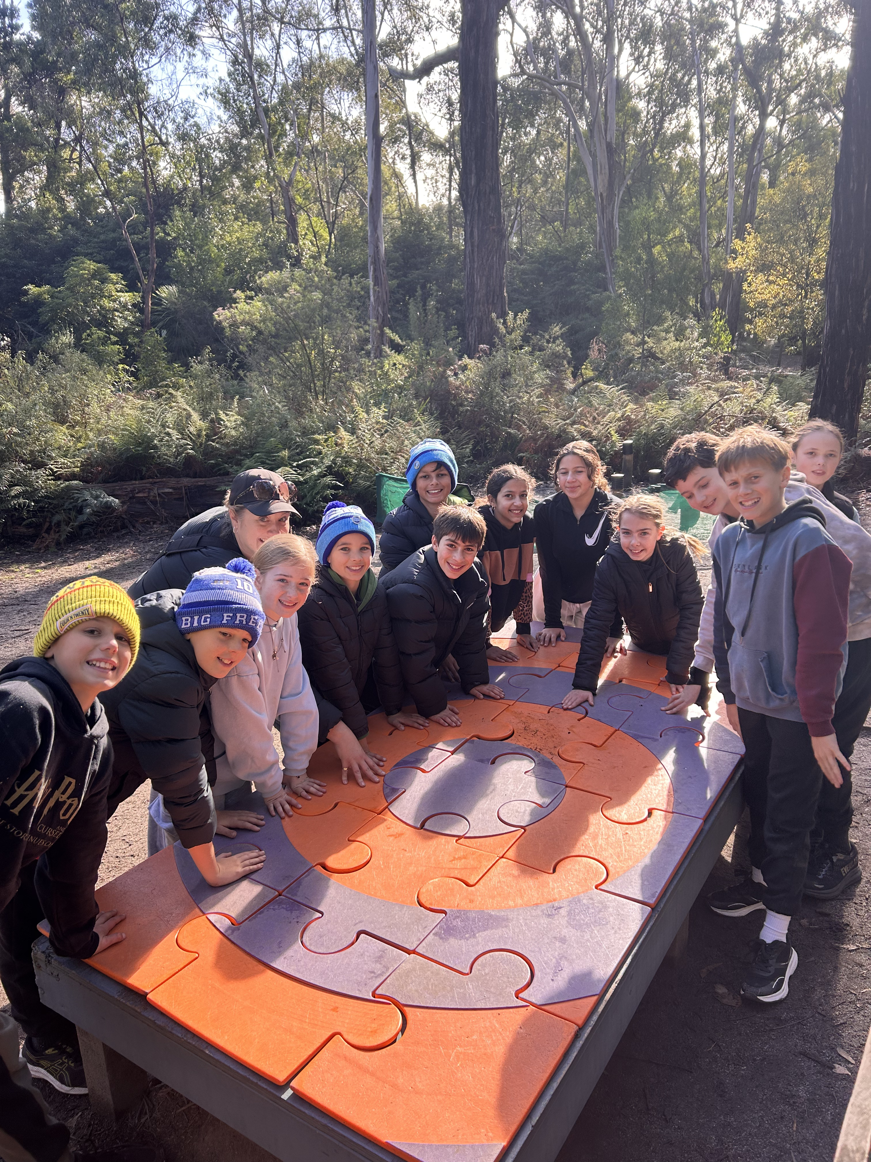 Bush Challenge activity at The Summit adventure camp in Gippsland, Victoria