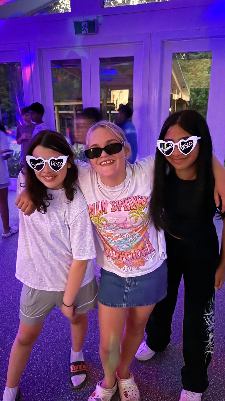 Disco activity at The Summit adventure camp in Gippsland, Victoria