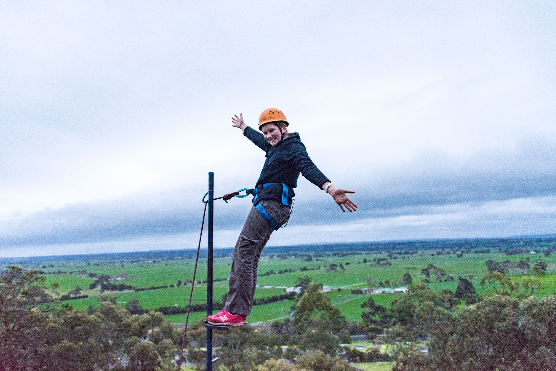 Summit Window activity at The Summit adventure camp in Gippsland, Victoria