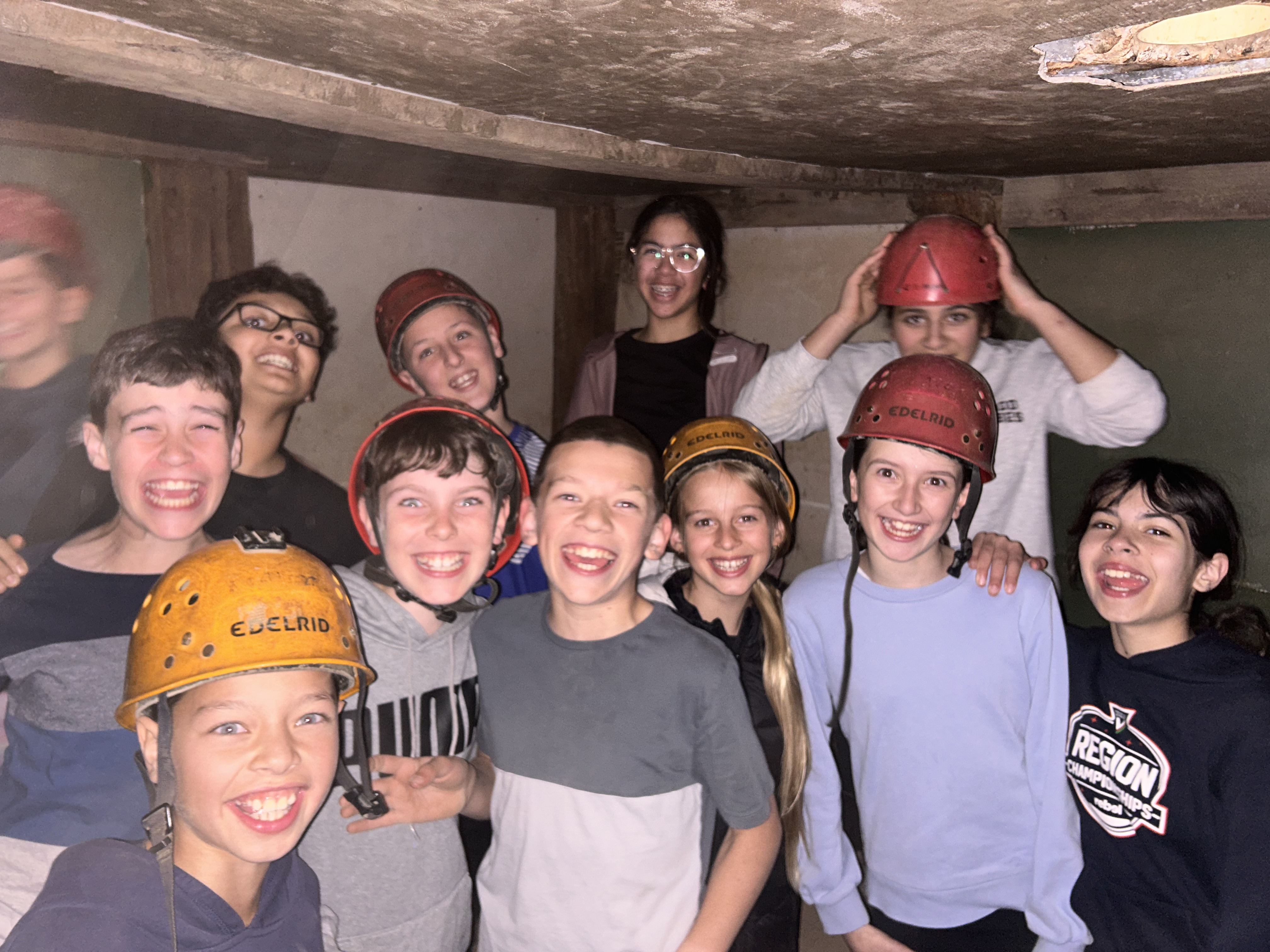 The Cave activity at The Summit adventure camp in Gippsland, Victoria